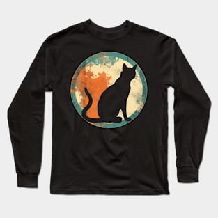 Retro Kitty Long Sleeve T-Shirt